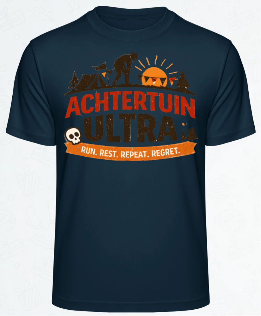 T-shirt in de kleur marineblauw