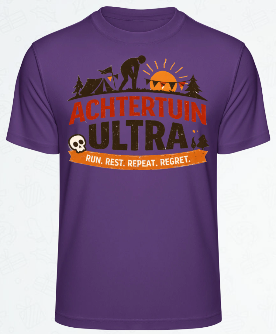 T-shirt in de kleur paars